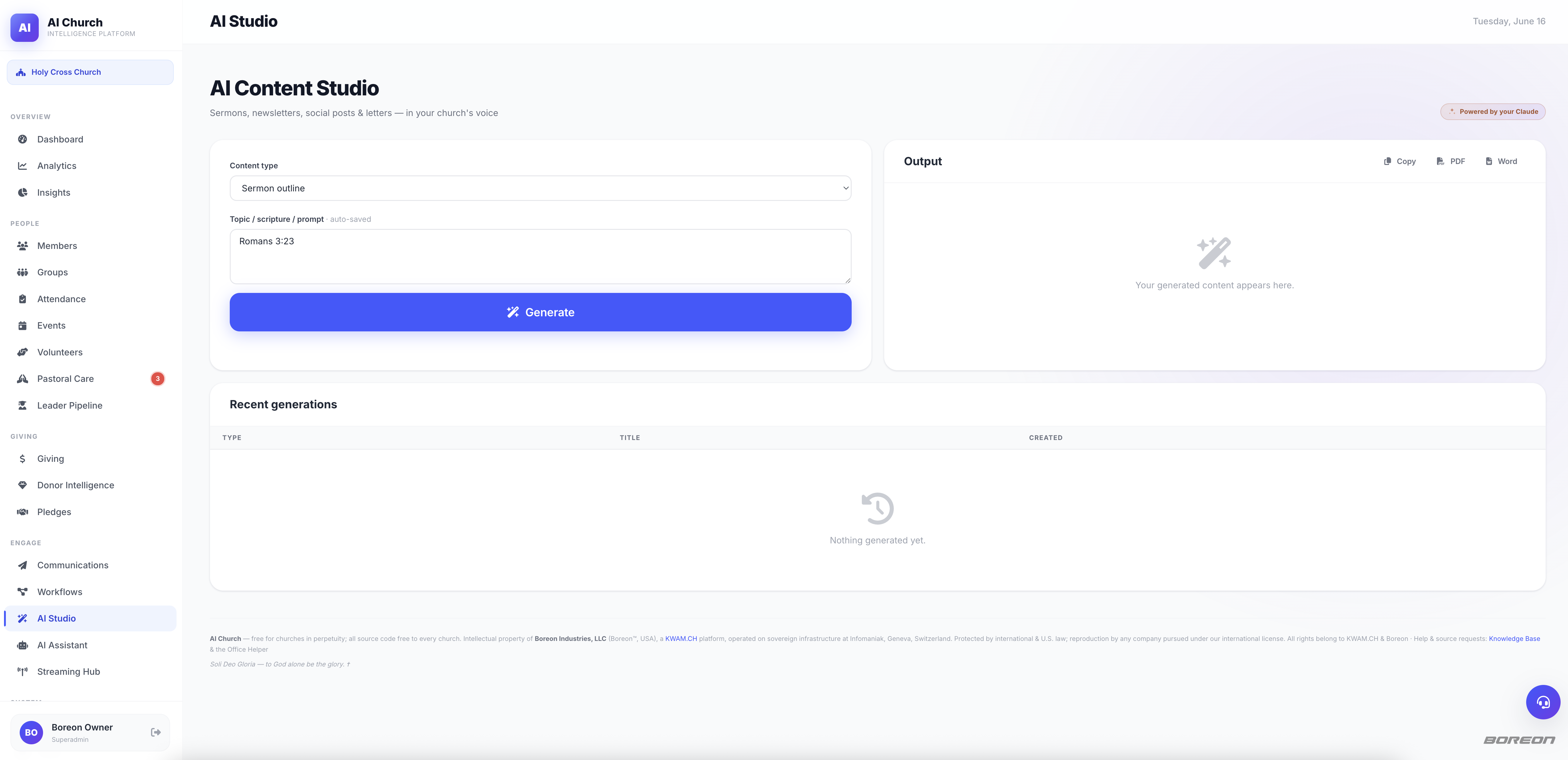 AI Content Studio