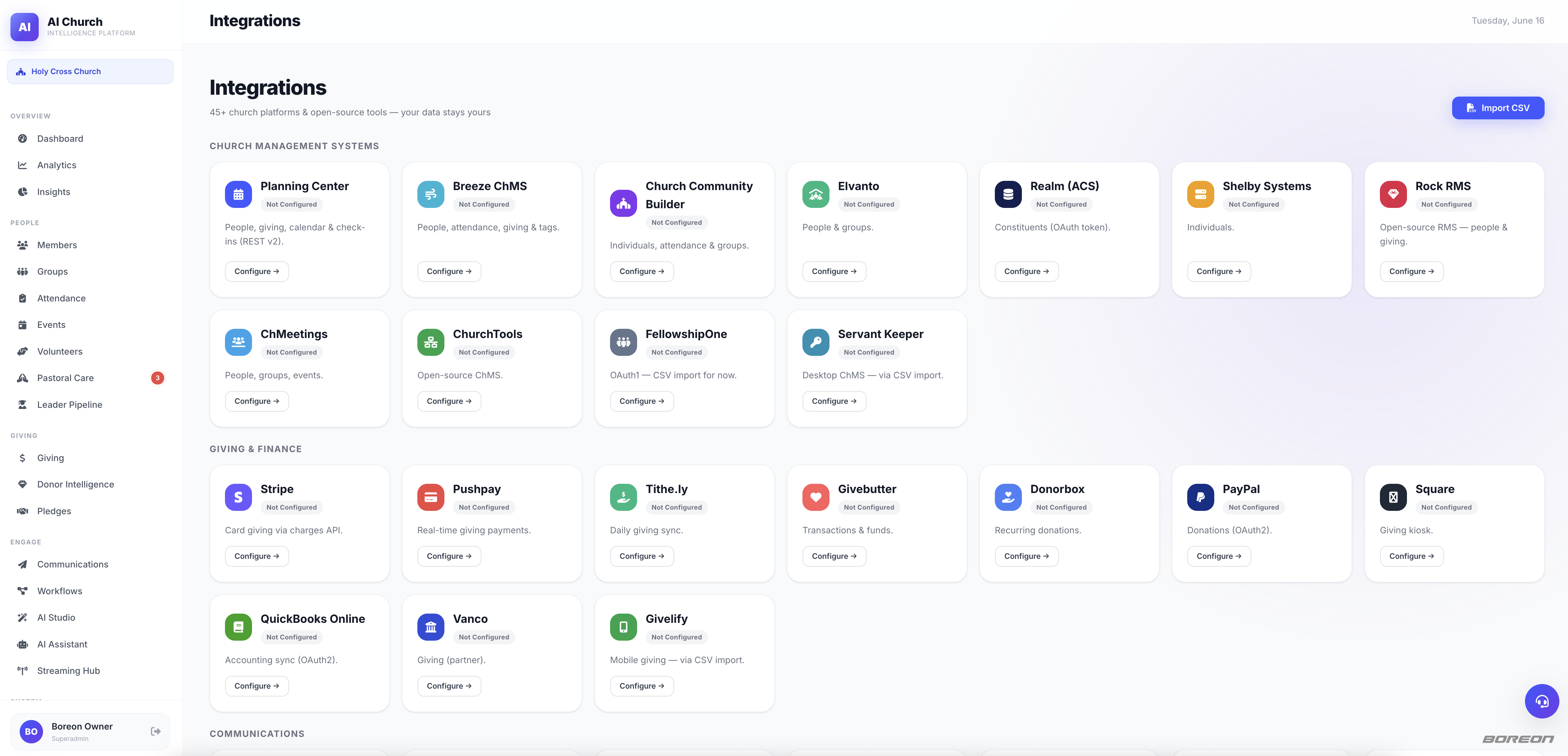 47+ Integrations